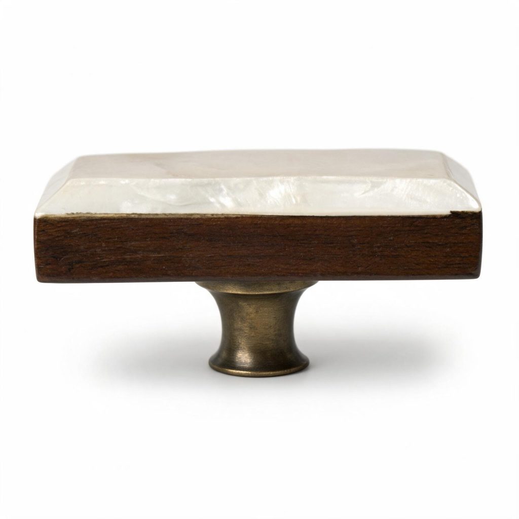 Mother of Pearl Rectangle Handle Large