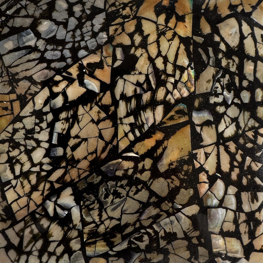 Clam Shell Local Black Mosaic