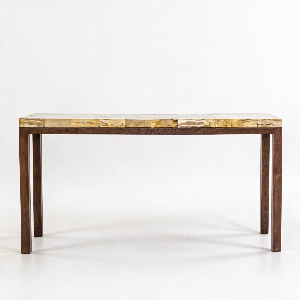 Petriefied Wood Console Table