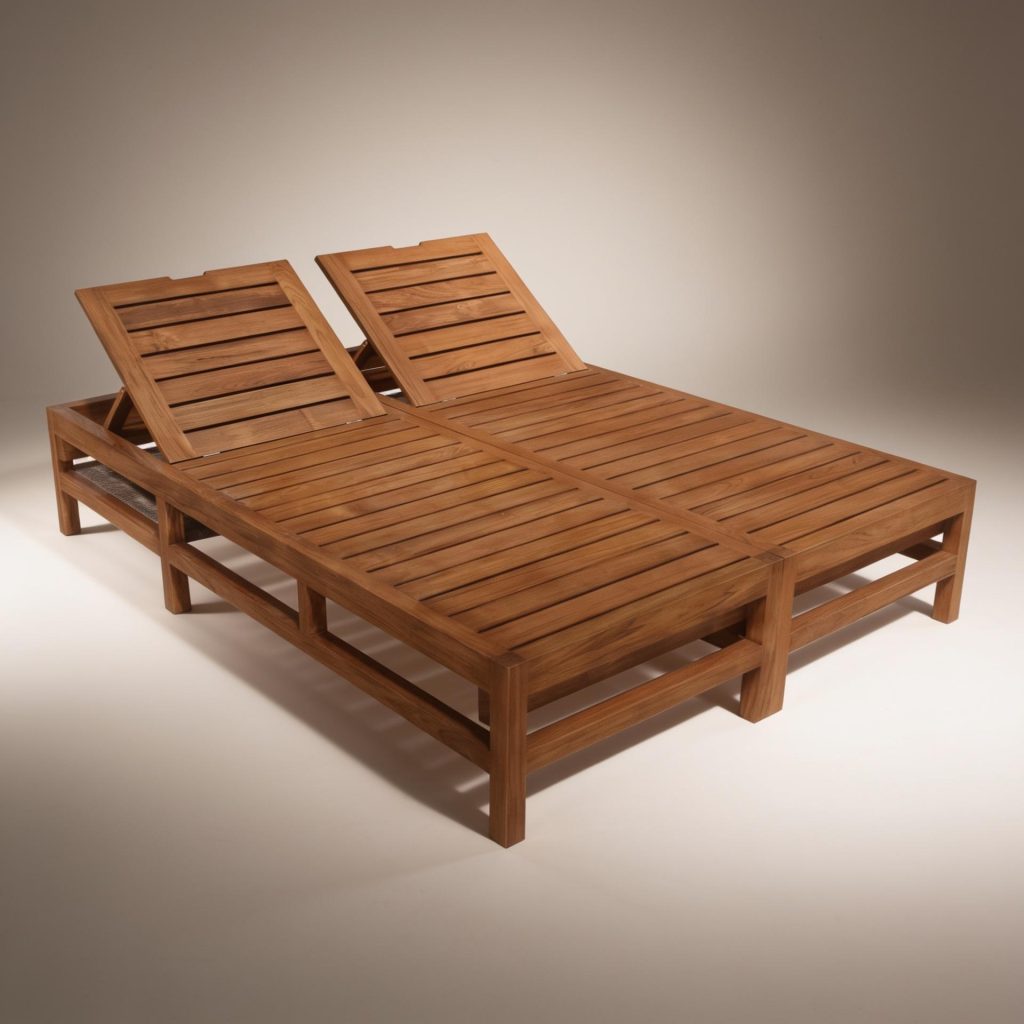 The Twin Teak Sunbed