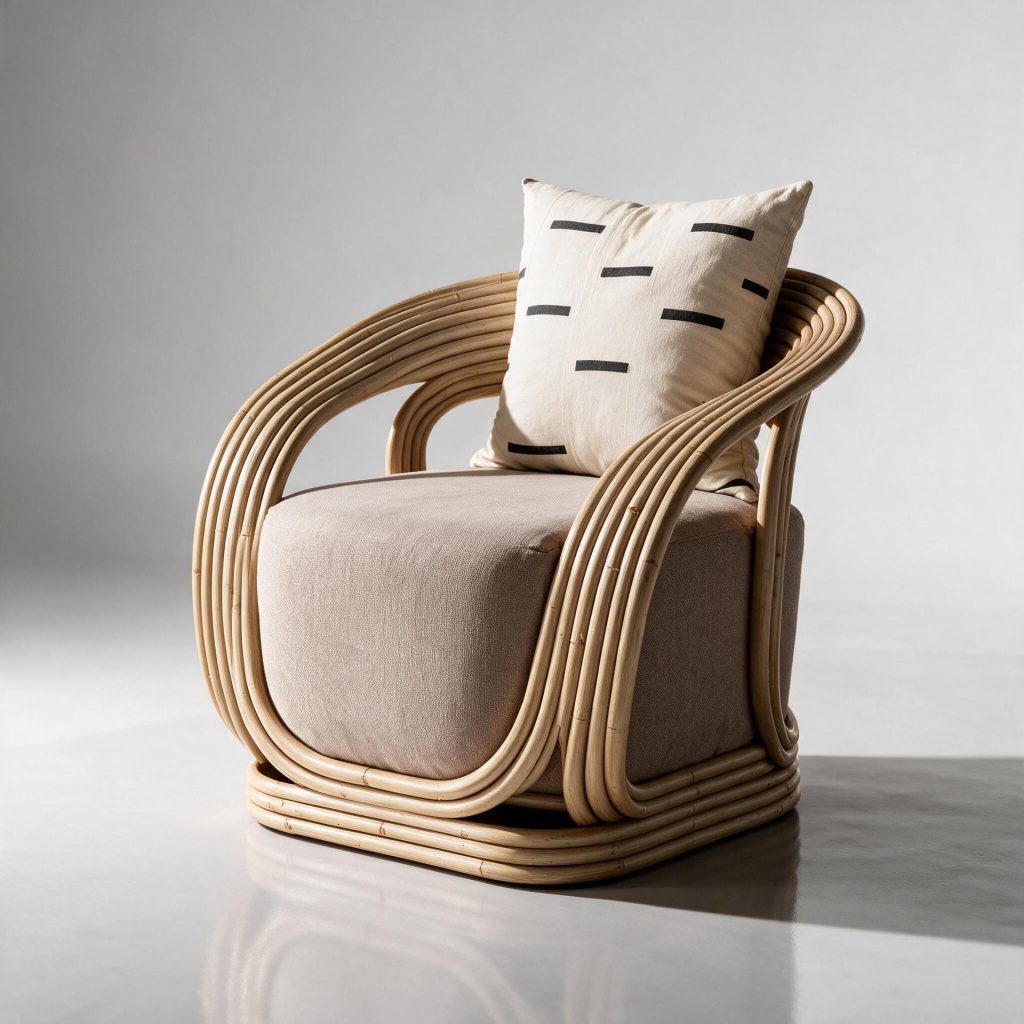 The Brilliant Rattan Lounge Chair