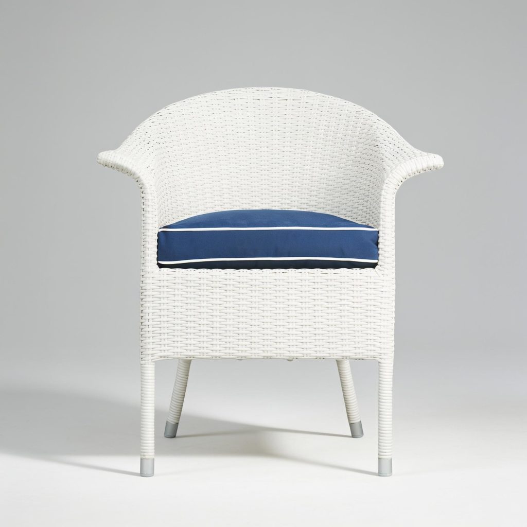 Annie Rattan Winged Chair in Synthetic Rattan