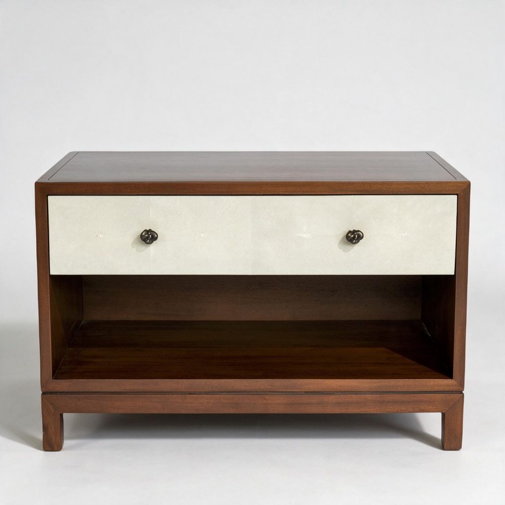 Guide Wide Bedside Table