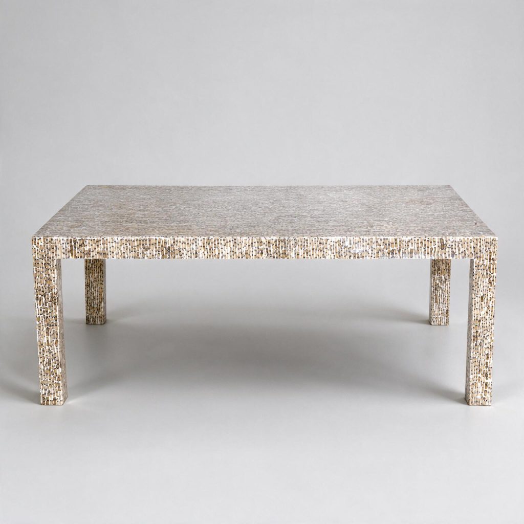 Millie Water Bamboo Resin Coffee Table