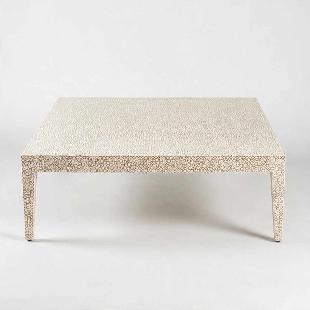 Water Bamboo Square Coffee Table
