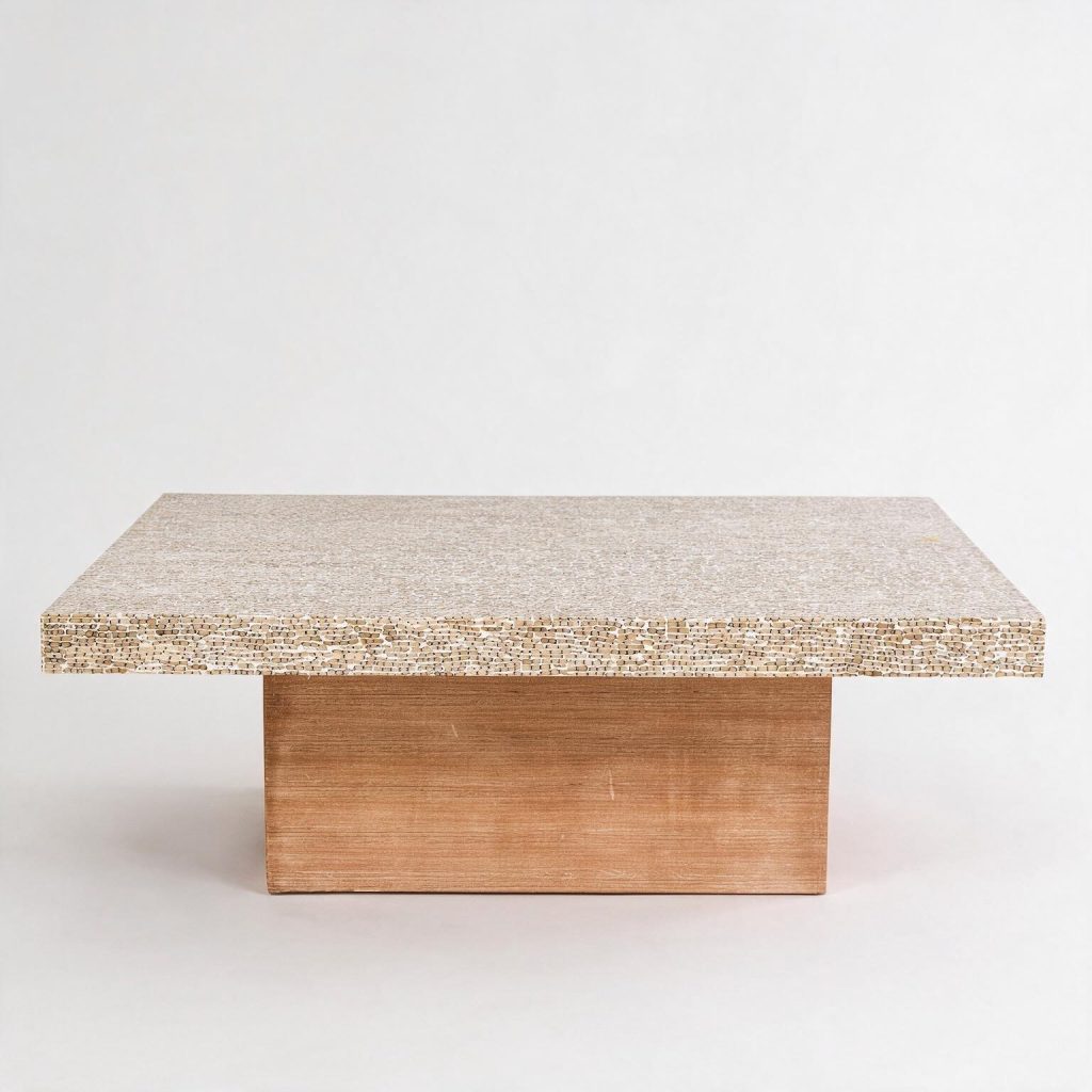 Waterbamboo Resin and Wood Table