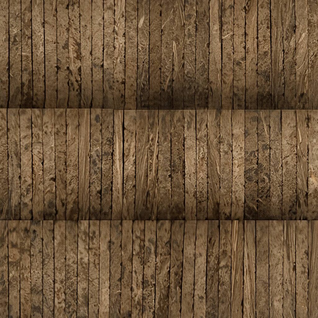 Brown Coconut Slices Textured